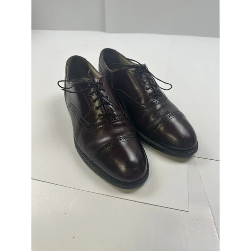 Bostonian‎ Impression Brown Cap Toe Oxford Dress Leather Shoes Mens Sz 8 D